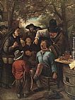 Jan Steen The Quackdoctor painting